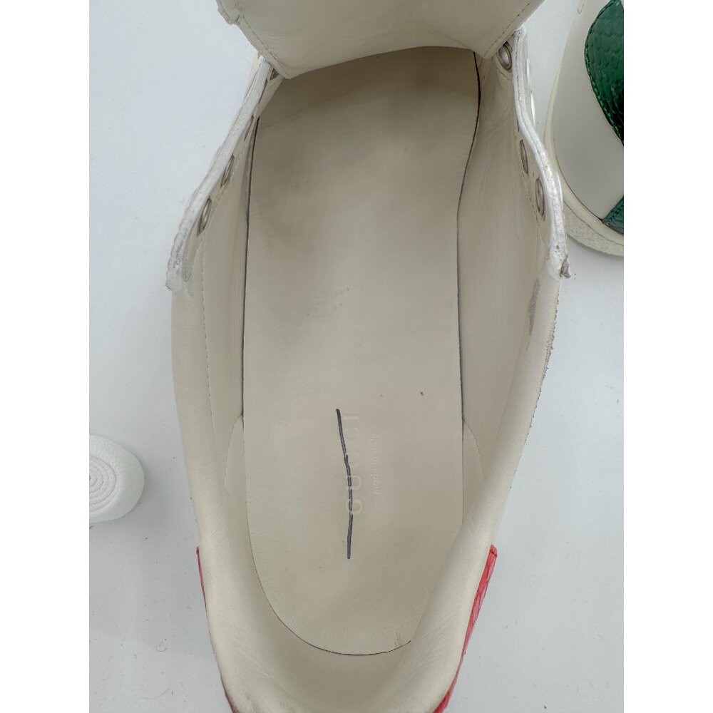 Gucci New Ace Bee Embroidered Sneakers - Picture 9 of 11